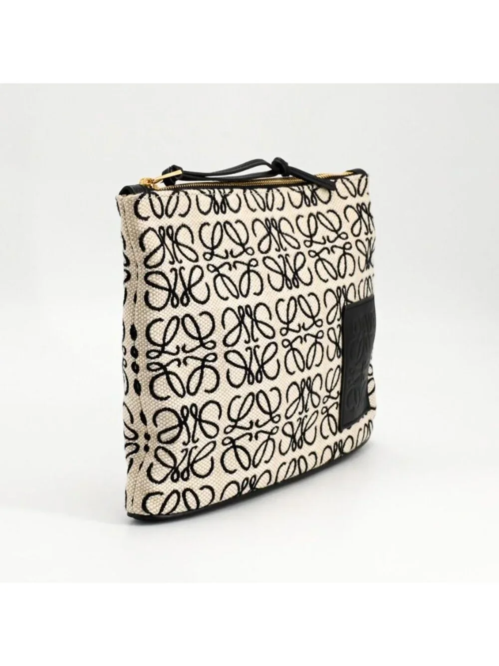 Loewe Pouch Blanc Black